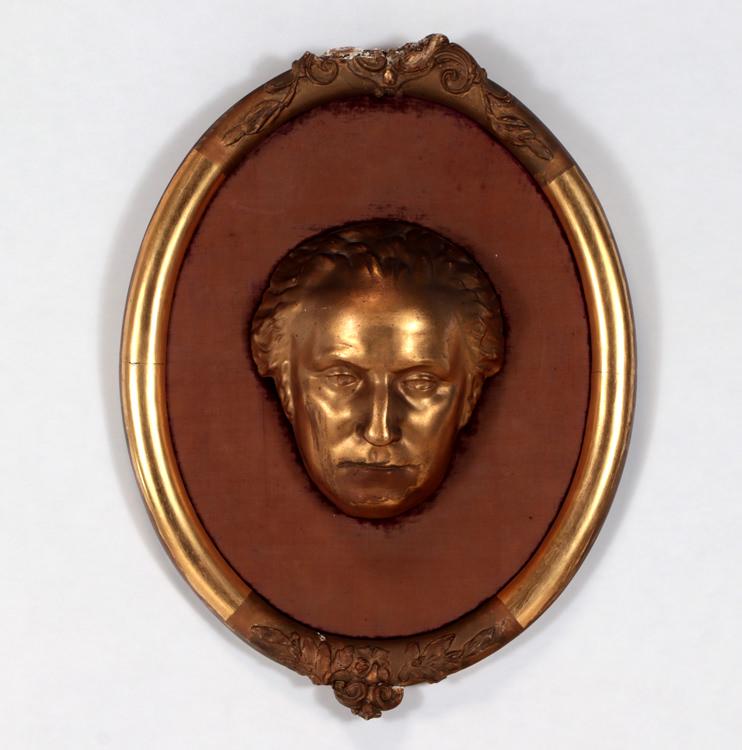 19TH C. REPLICA LFE MASK OF GEORGE WASHINGTON (1 of 6)