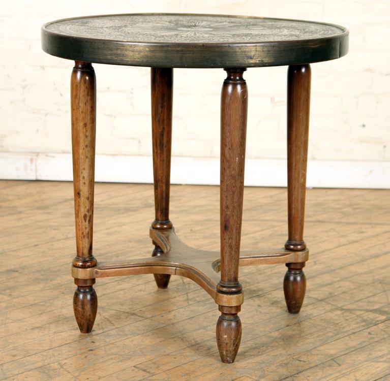FRENCH WALNUT OCCASIONAL TABLE CIRCA 1940 (1 of 4)