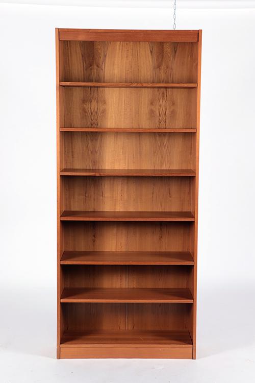 DANISH TEAK OPEN BOOKCASE SEVEN SHELVES Oct 26, 2021 Kamelot Auctions in PA