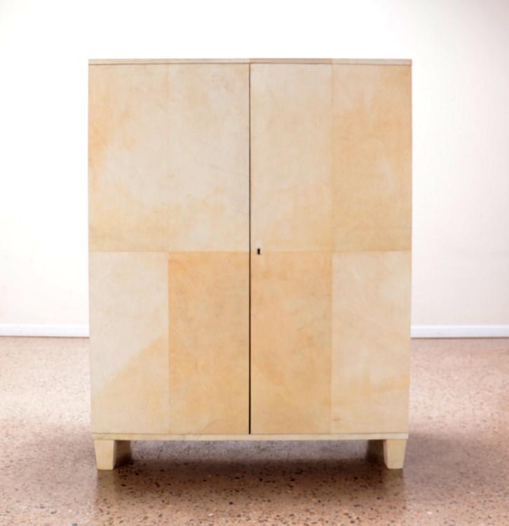 PARCHMENT COVERED CABINET MANNER SAMUEL MARX 1950 (1 of 6)