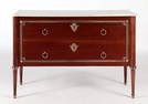 LOUIS XVI BRONZE MOUNTED DRESSER JANSEN 1950