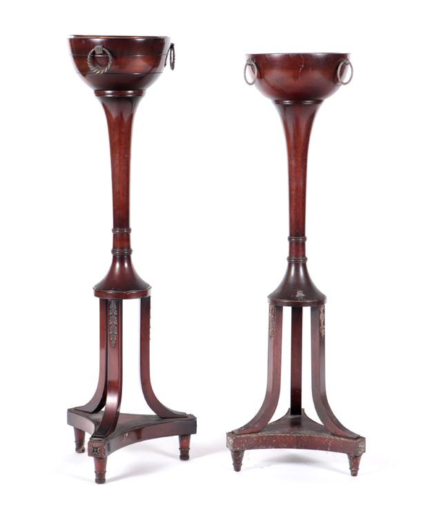 TWO MAHOGANY REGENCY STYLE PLANTERS (1 of 5)