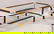 134: MODERN BILLY HAINES FAUX BAMBOO COFFEE TABLE - 2