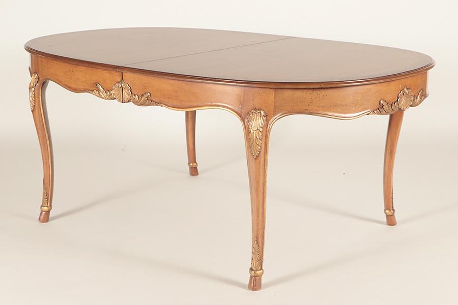 A FRENCH PROVINCIAL STYLE DINING TABLE (1 of 5)