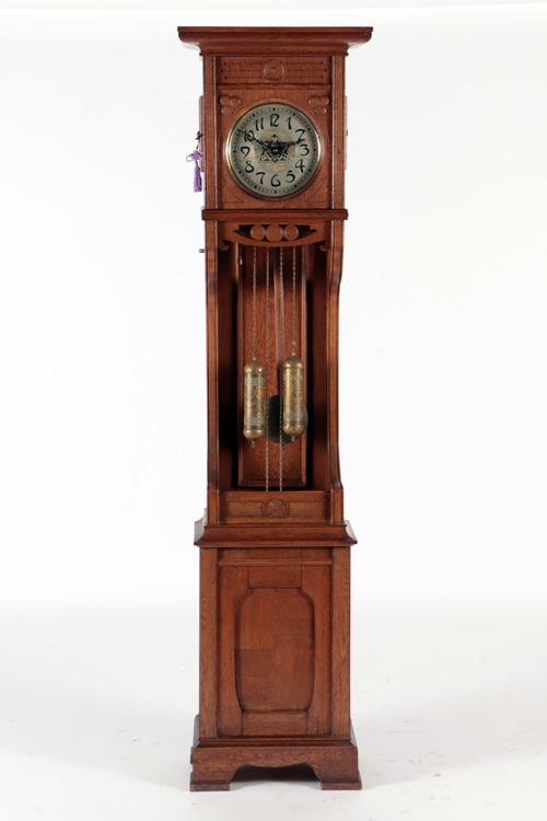 GERMAN KIENZLE GRANDFATHER CLOCK ART NOUVEAU STYLE (1 of 6)