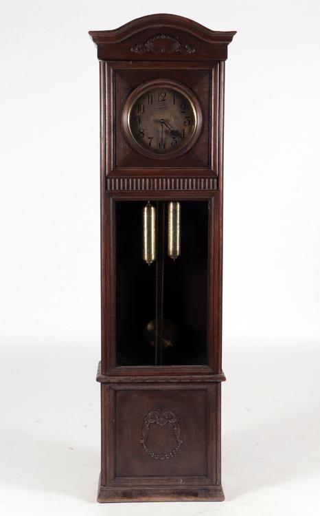 GERMAN FRIEDRICH MAUTHE GRANDFATHER CLOCK MARKED (1 of 8)