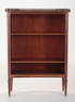 FRENCH MAHOGANY LOUIS XVI STYLE OPEN BOOKCASE 1950