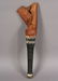 176: ANTIQUE LEATHER WOOD PEG LEG C. 1890
