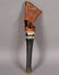 176: ANTIQUE LEATHER WOOD PEG LEG C. 1890 - 2