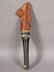 176: ANTIQUE LEATHER WOOD PEG LEG C. 1890 - 3