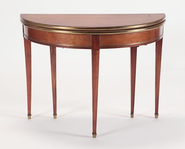 FRENCH BRONZE MOUNTED LOUIS XIV STYLE GAMES TABLE (1 of 5)