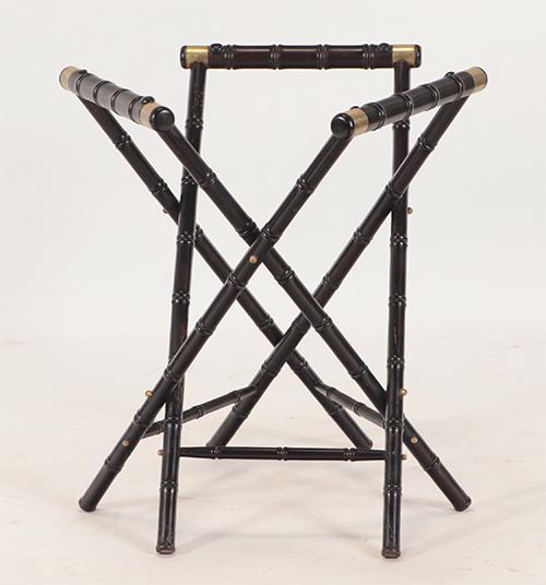 FAUX BAMBOO TABLE BASE MANNER BILLY HAINES C.1970 (1 of 4)