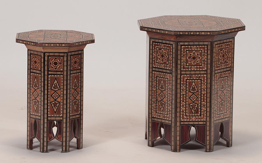 A LOT OF TWO INLAID SYRIAN TABLES CIRCA 1920 (1 of 7)