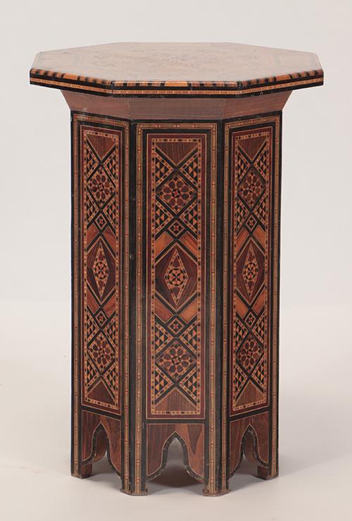 SMALL SYRIAN INLAID TABLE C.1920 (1 of 4)