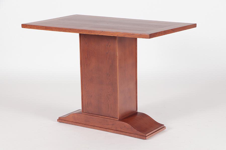 MODERN OAK ART DECO STYLE CONSOLE TABLE (1 of 4)