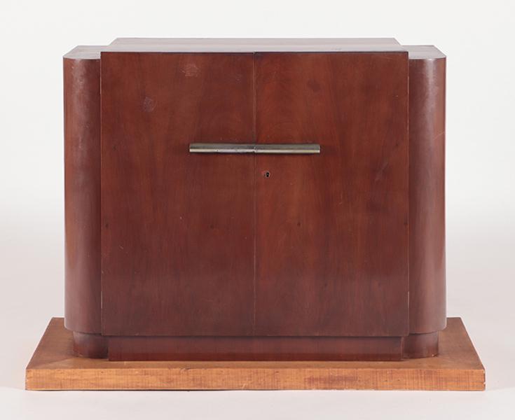 FRENCH MAHOGANY ART DECO SERVER FRERES C.1940 (1 of 6)