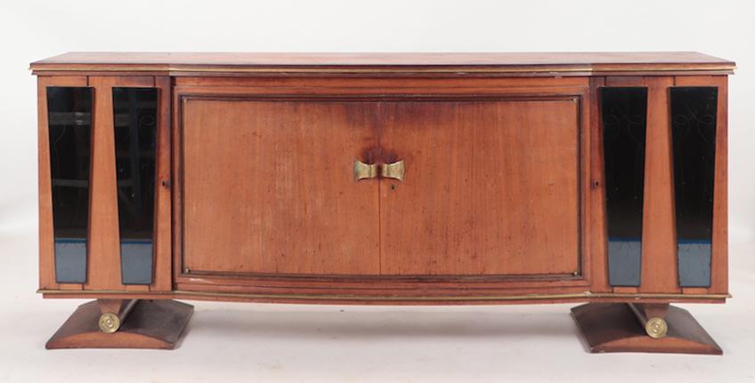 FRENCH ART DECO FLOATING SIDEBOARD C.1930 (1 of 8)