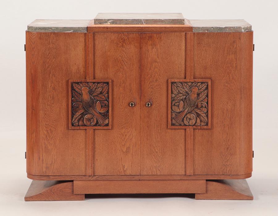 FRENCH OAK ART DECO SERVER C.1935 (1 of 6)
