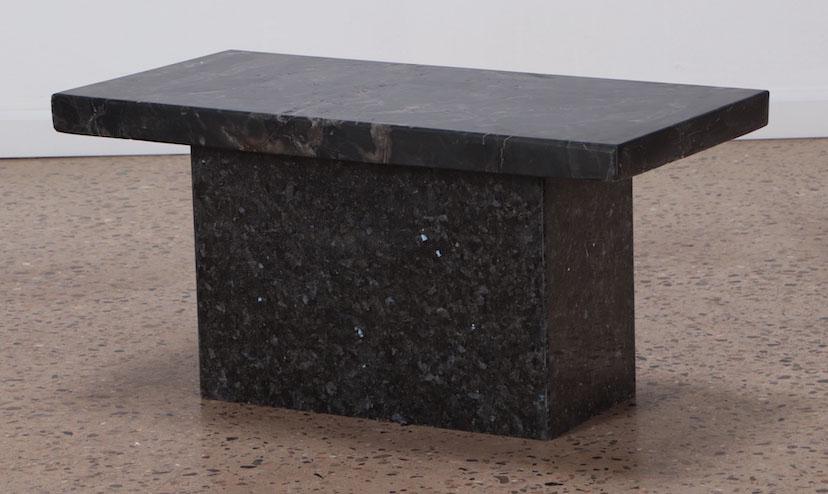 TWO PIECE MARBLE COFFEE TABLE (1 of 3)