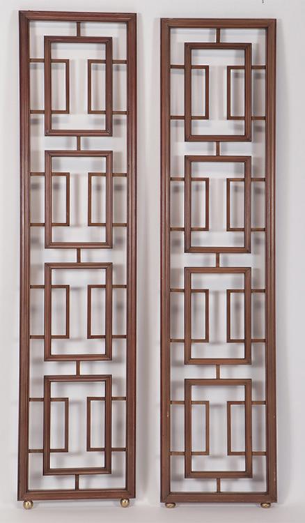 A PAIR OF WOODEN DIVIDERS, MANNER OF MONT (1 of 3)