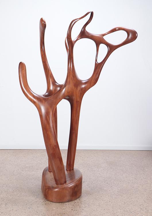 HARDWOOD SCULPTURE JOSEPH EUDOVIC, ST. LUCIA (1 of 6)