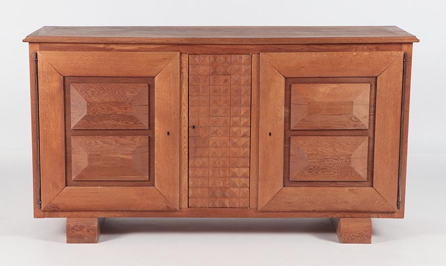3 DOOR FRENCH OAK BUFFET MANNER DUDOUYT (1 of 6)