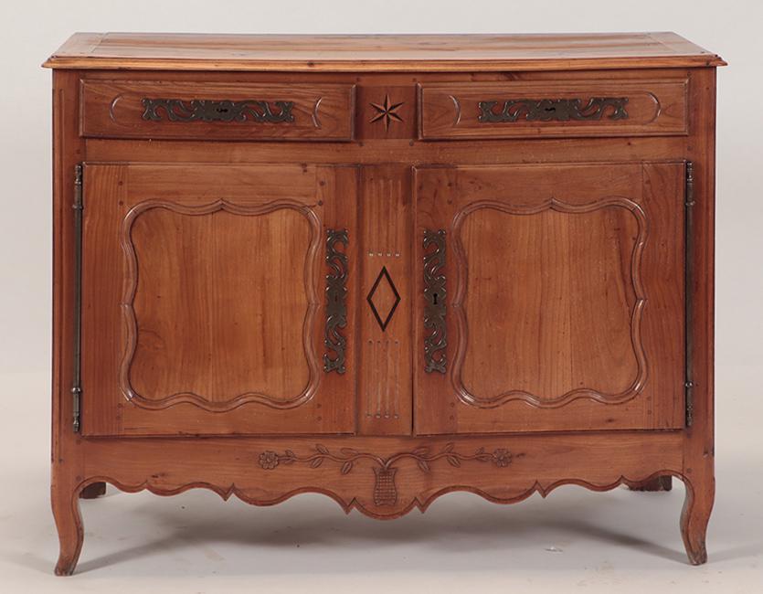 CARVED INLAID FRENCH SERVER CIRCA 1800 (1 of 7)