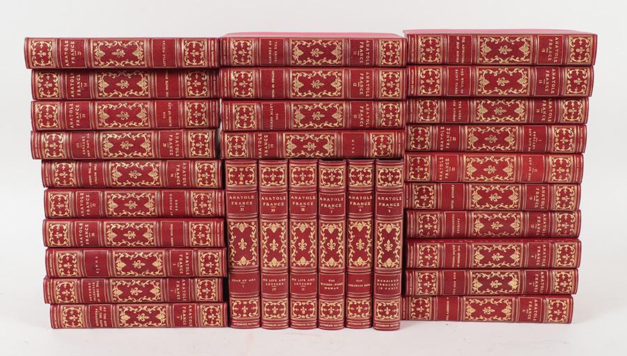 30 VOLUME "WORKS OF ANATOLE FRANCE" 1924 (1 of 6)