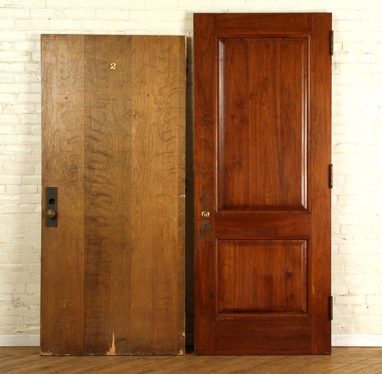 TWO WALNUT DOORS PUBLIC LEDGER BUILDING (1 of 11)