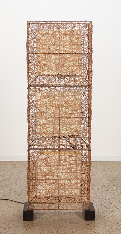 MODERN WICKER FLOOR LAMP (1 of 3)