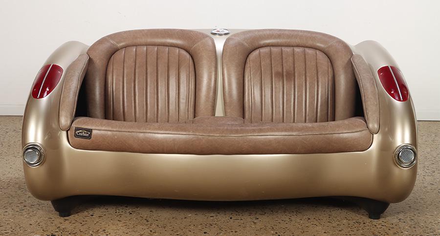 CORVETTE SOFA WITH TAIL LIGHTS BY CORBIN (1 of 10)