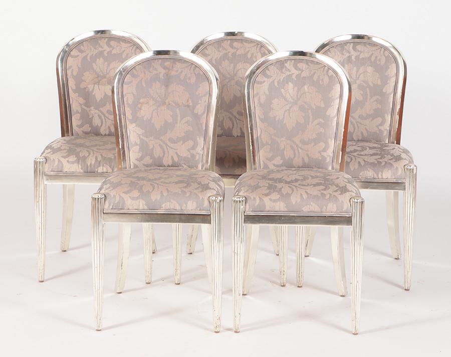 5 ART DECO STYLE PARIS OPERA CHAIRS J ROBERT SCOTT (1 of 6)