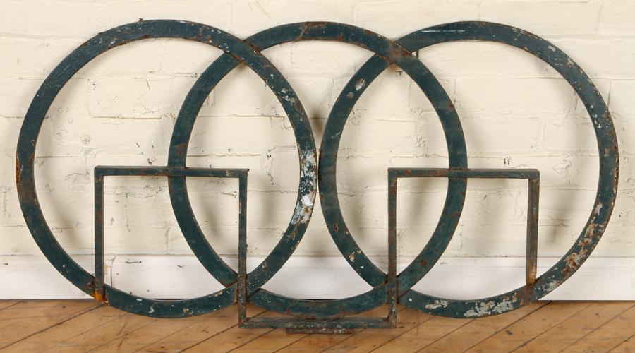 ART DECO IRON WALL SCULPTURE C.1930 (1 of 4)