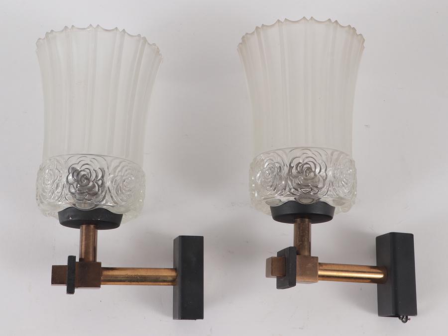 PAIR FRENCH ART DECO WALL SCONCES C.1935 (1 of 5)