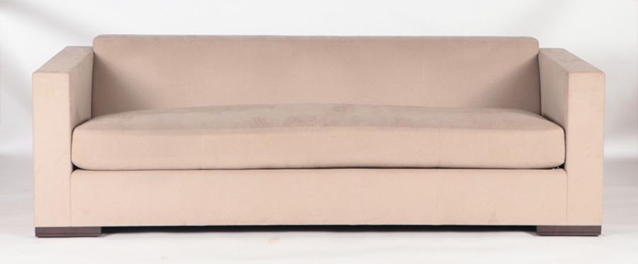 SUEDE SOFA BY CHRISTIAN LIAIGRE FOR HOLLY HUNT (1 of 7)