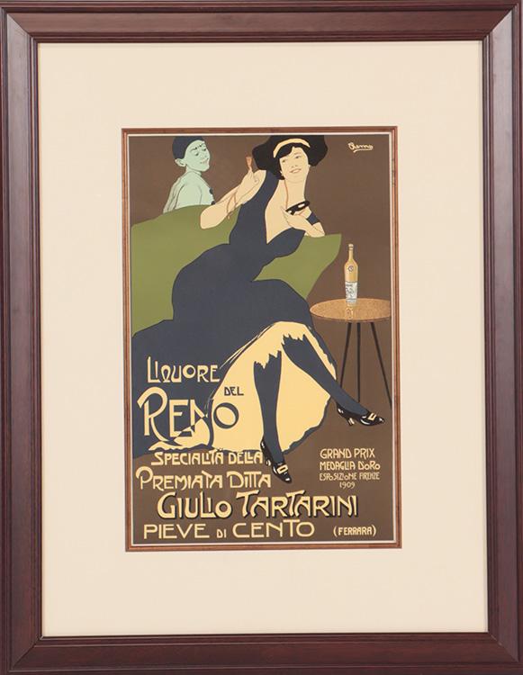 ITALIAN POSTER "LIQUORE DEL RENO" (1 of 4)