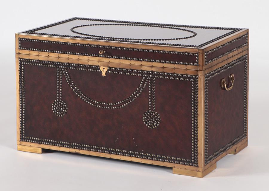 BRASS TRUNK NAILHEAD DECORATION BY MAITLAND SMITH (1 of 6)
