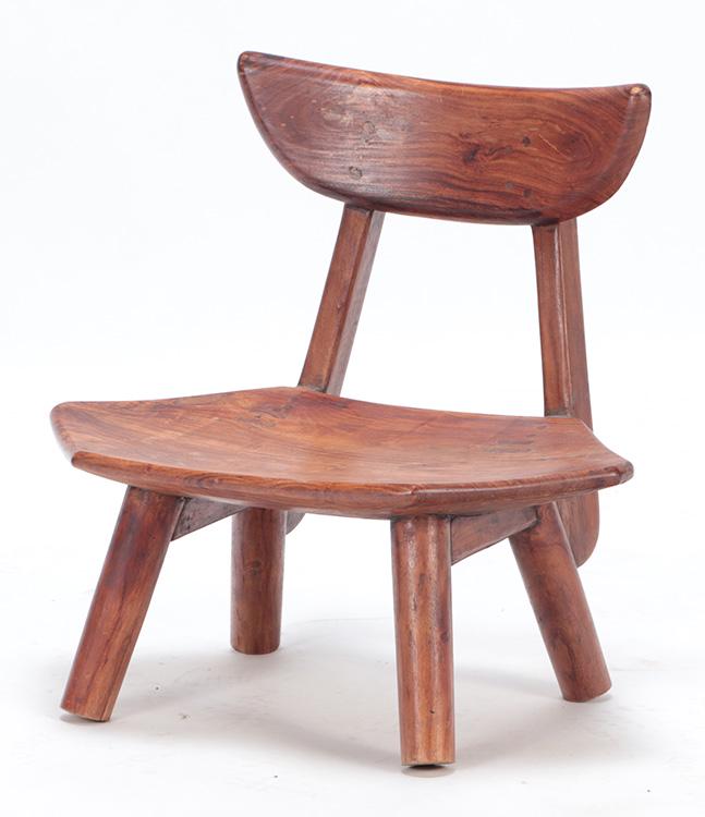 DIMINUTIVE FRENCH ROSEWOOD CHAIR WITH MORTISE AND (1 of 6)