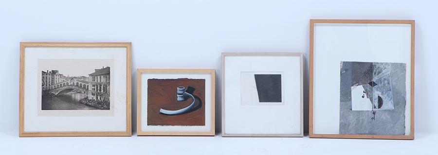 FOUR FRAMED ARTWORKS (1 of 9)