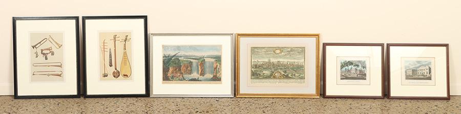 SIX FRAMED PRINTS (1 of 19)