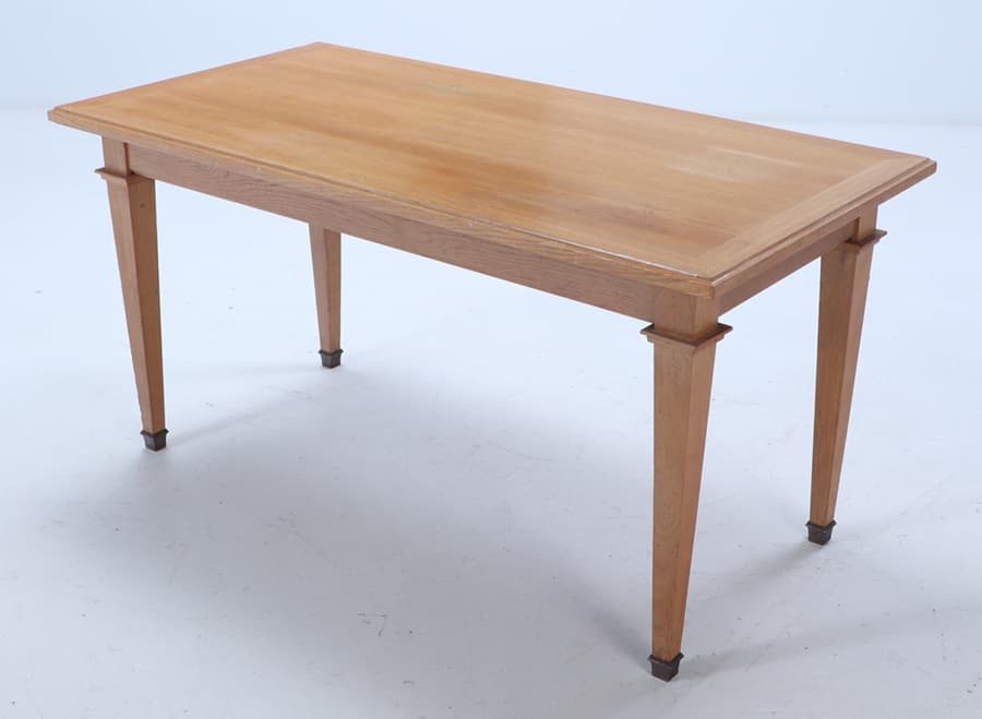 A FRENCH OAK LIBRARY DESK IN THE MANNER OF JACQUES ADNET (1 of 6)