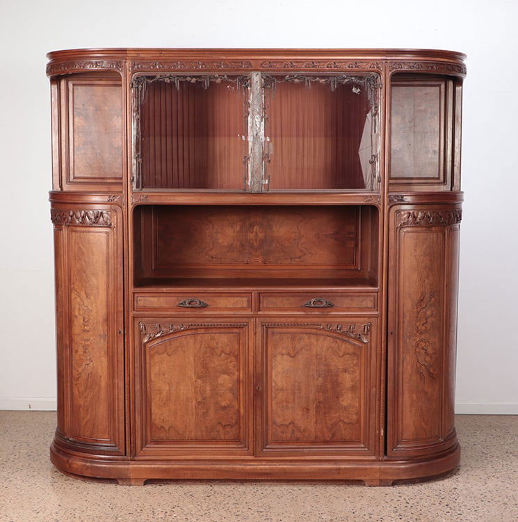 MAJORELLE WALNUT CABINET C.1925 (1 of 10)