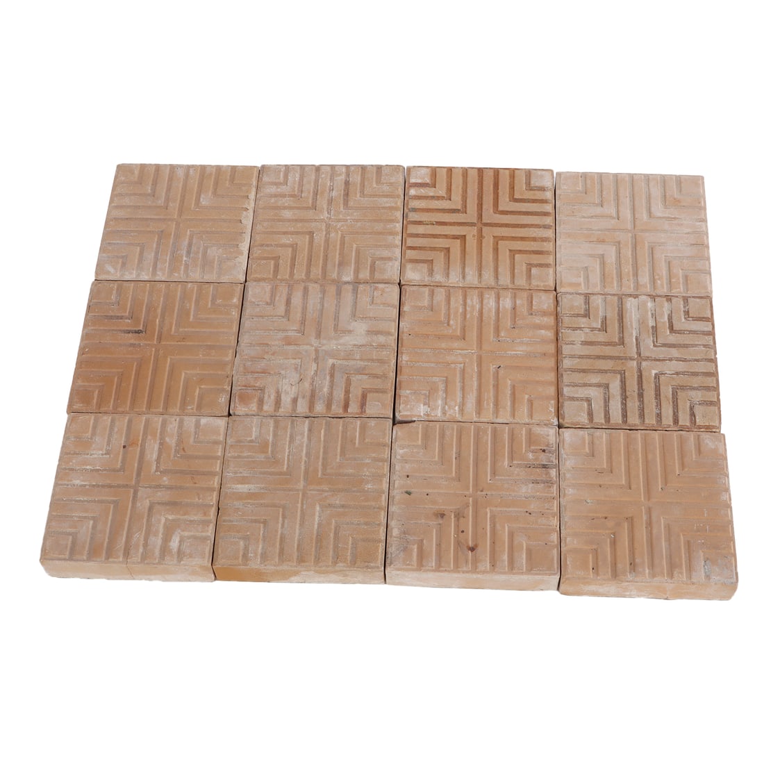 2700 BELGIAN FLOOR TILES  C 1900. APPROXIMATELY 620 SQ FEET. (1 of 11)