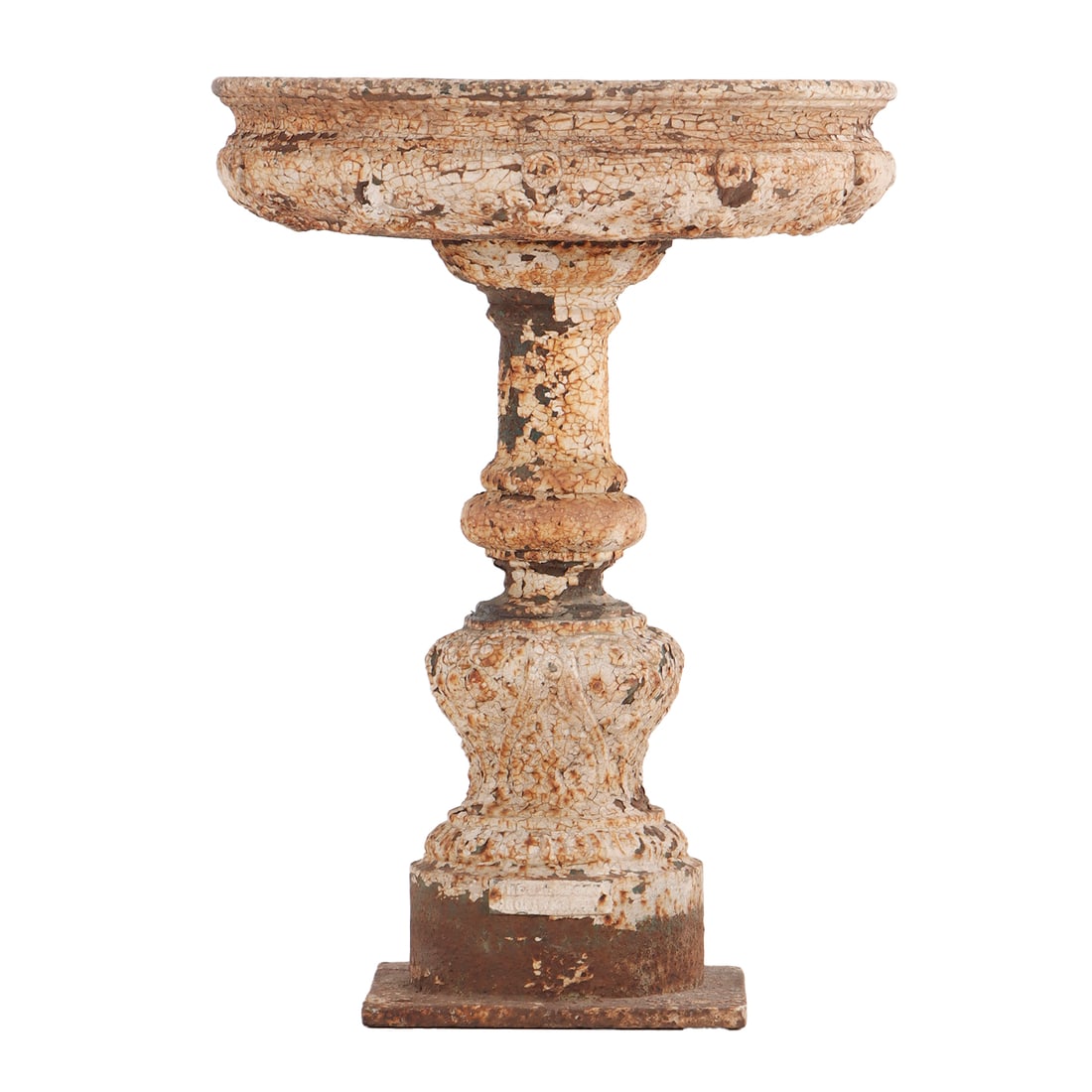 SIGNED MOTT CAST IRON GARDEN URN C 1880. (1 of 8)