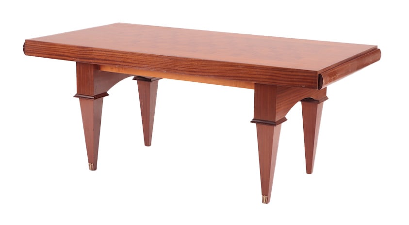 FRENCH MAHOGANY DINING TABLE CIRCA 1950 (1 of 5)