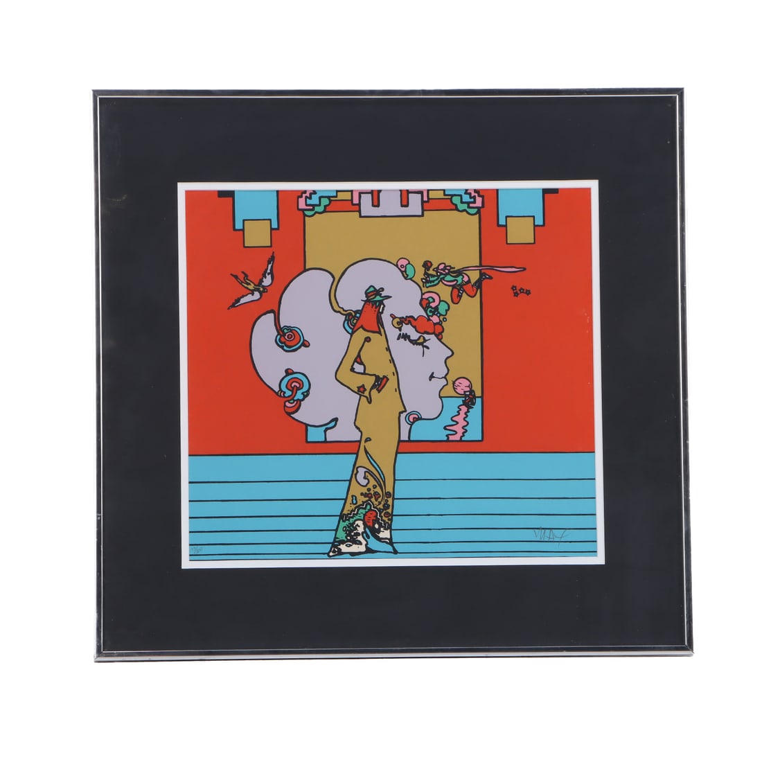 PETER MAX ATLANTIS LITHOGRAPH SIGNED (1 of 4)