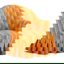 FRENCH NAPOLEON III LOUNGE CHAIR HAVING EBONIZED TURNED FEET C 1860.