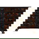 CHINOISERIE DECORATED CHEST OF DRAWERS HAVING FOUR DRAWERS C 1950.