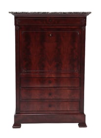 FRENCH RESTORATION SECRETARY ABATTANT C 1850