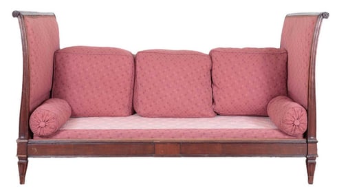 LATE 19TH CENTURY MAHOGANY DAY BED